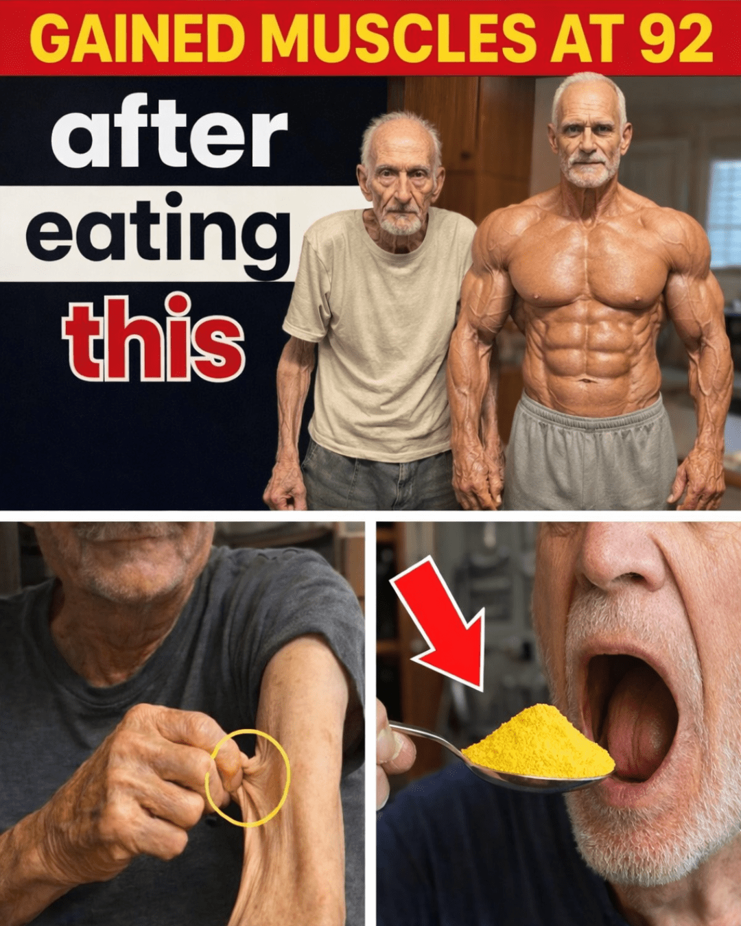 7 أطعمة أساسية تدعم صحة العضلات وتساعد على مكافحة فقدان العضلات المرتبط بالتقدم في السن لدى كبار السن