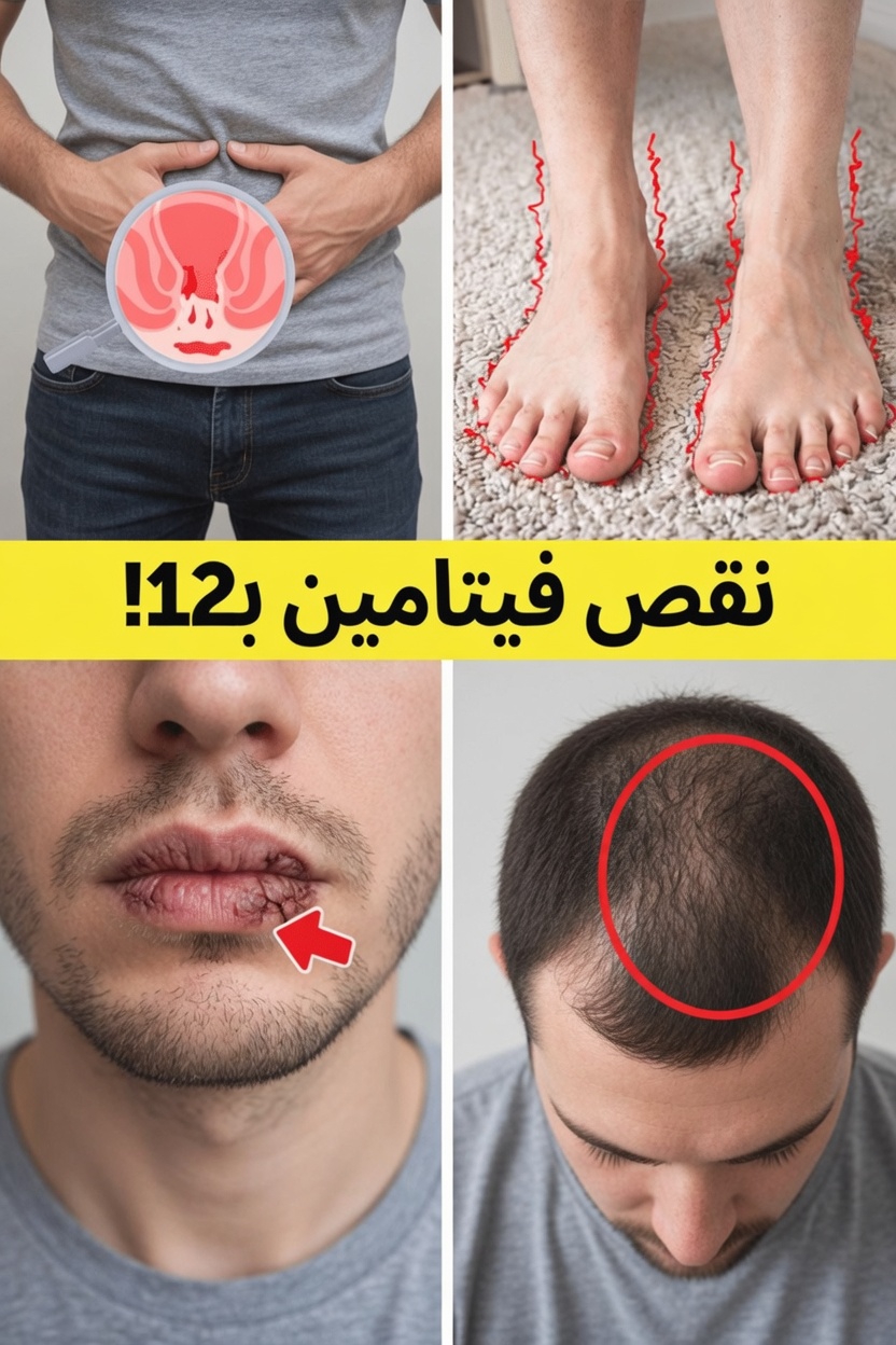 8 علامات غير معتادة قد تشير إلى أن جسمك يعاني من نقص فيتامين ب12