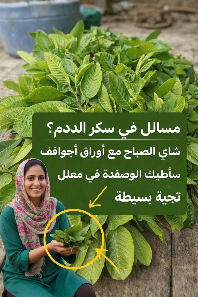 اكتشاف عادة صباحية بسيطة: شاي أوراق الجوافة ودوره المحتمل في دعم سكر الدم اليومي