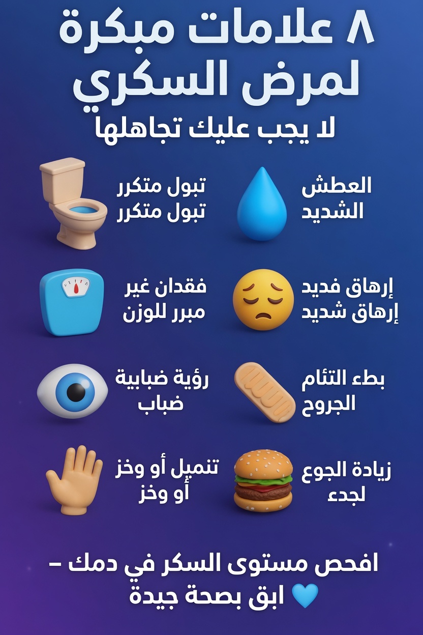 هل تتعرف على هذه العلامات الخمس عشرة المبكرة لمرض السكري التي قد تظهر على بشرتك وجسمك؟