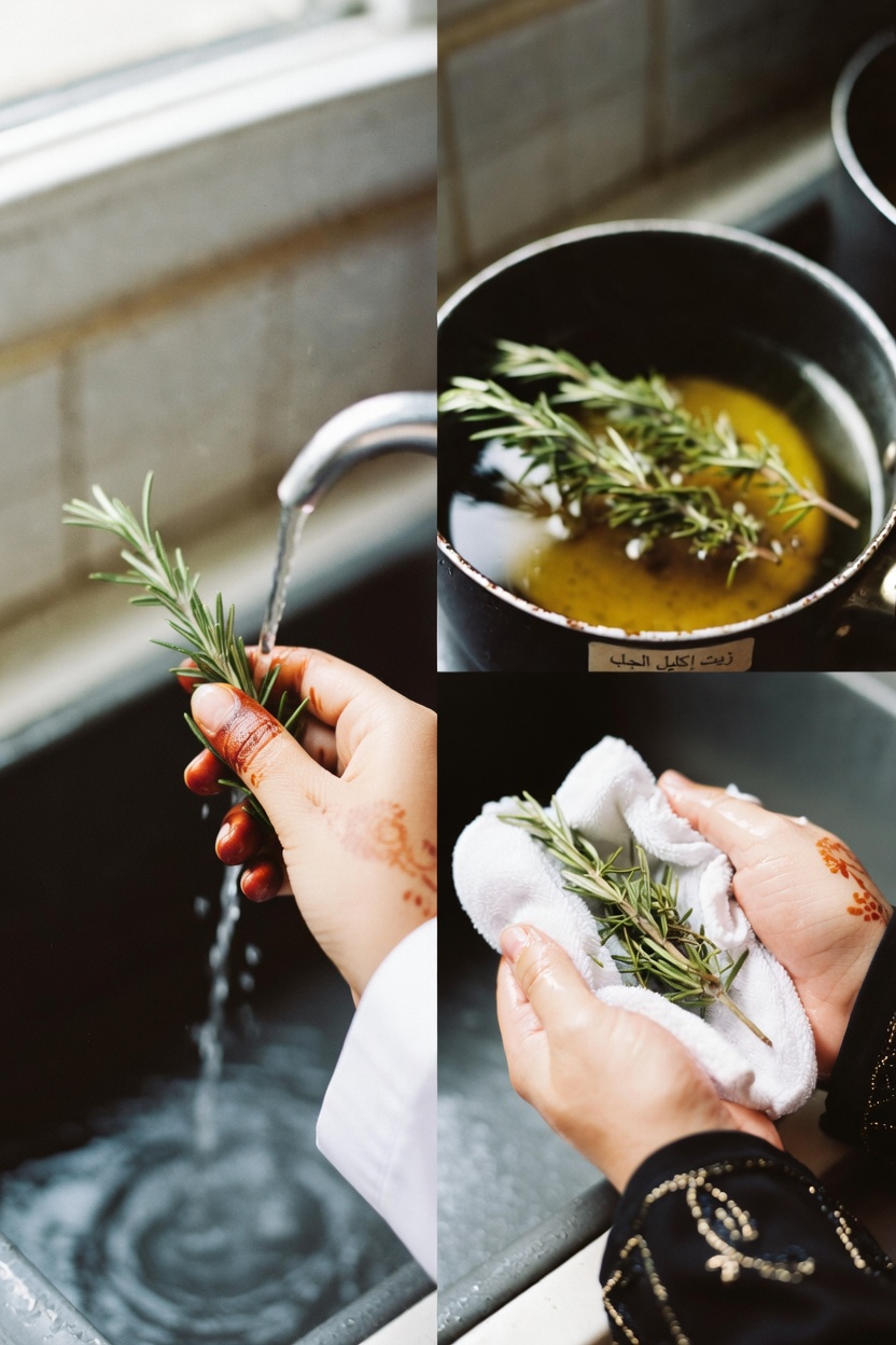 كيفية صنع زيت إكليل الجبل في المنزل: دليل بسيط لشعر يبدو أكثر صحة