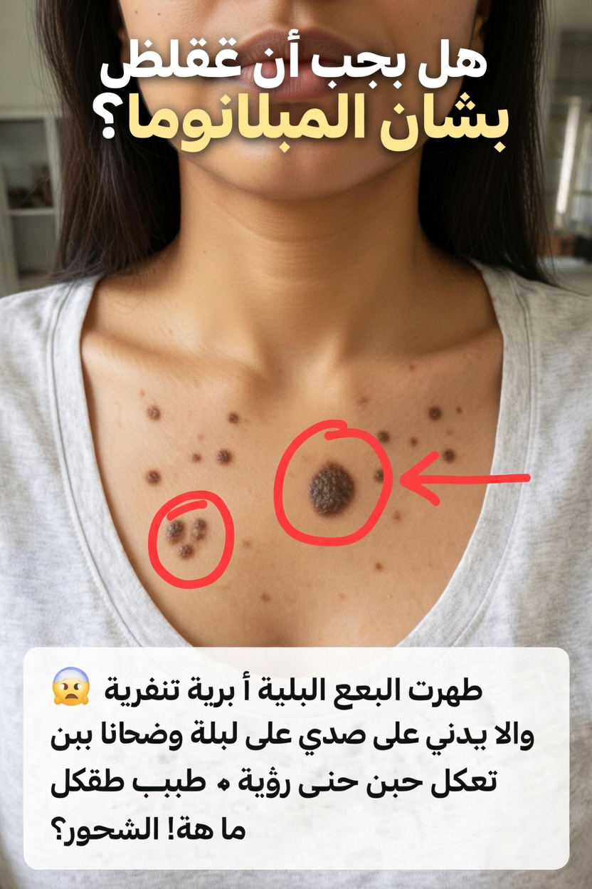 ظهور بقع بنية مفاجئة على صدرك: ماذا قد تعني وهل ينبغي أن تقلق بشأن الميلانوما؟