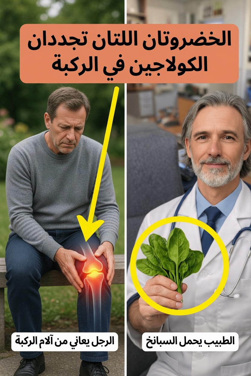 خضروتان تدعمان الإنتاج الطبيعي للكولاجين لركبتين أكثر صحة