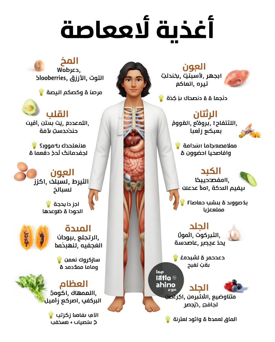 ما الأطعمة التي قد تضر بأعضاء معينة؟ طرق بسيطة لدعم صحة جسمك