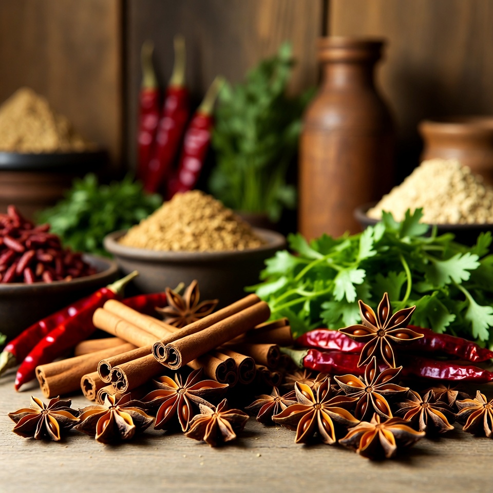 استكشاف التوابل والأعشاب اليومية التي قد تدعم الدورة الدموية الصحية