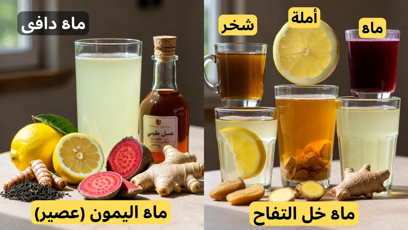 8 مشروبات يومية بسيطة تدعم وظائف الكبد الصحية بشكل طبيعي