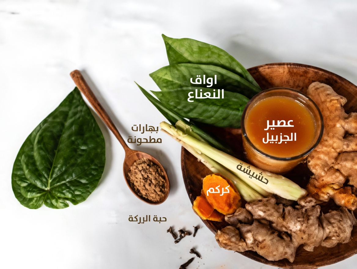 اكتشف كيف يمكن لشاي الزنجبيل والغار والقرفة والقرنفل أن يدعم روتين عافيتك اليومي