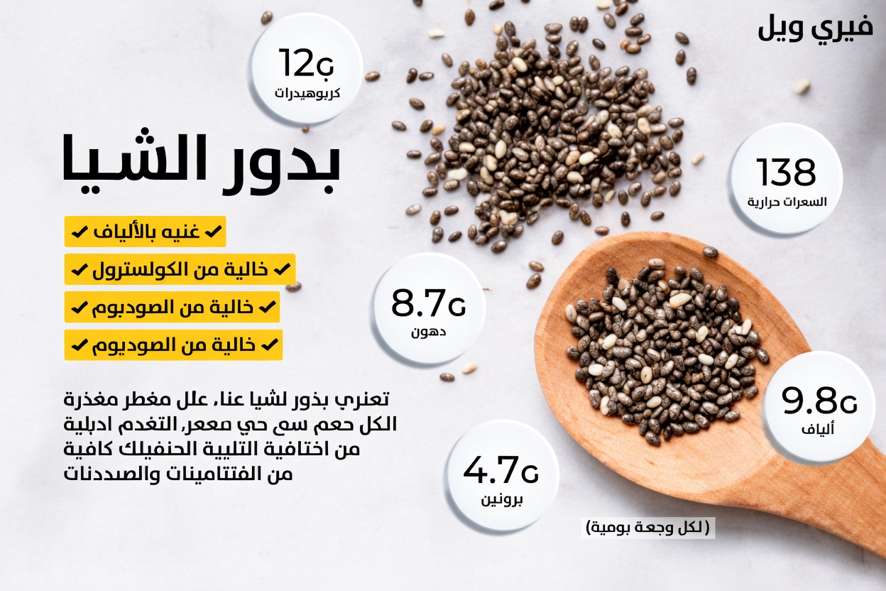 اكتشف كيف يمكن أن تدعم إضافة بذور الشيا إلى نظامك الغذائي صحة كليتيك خلال 30 يومًا