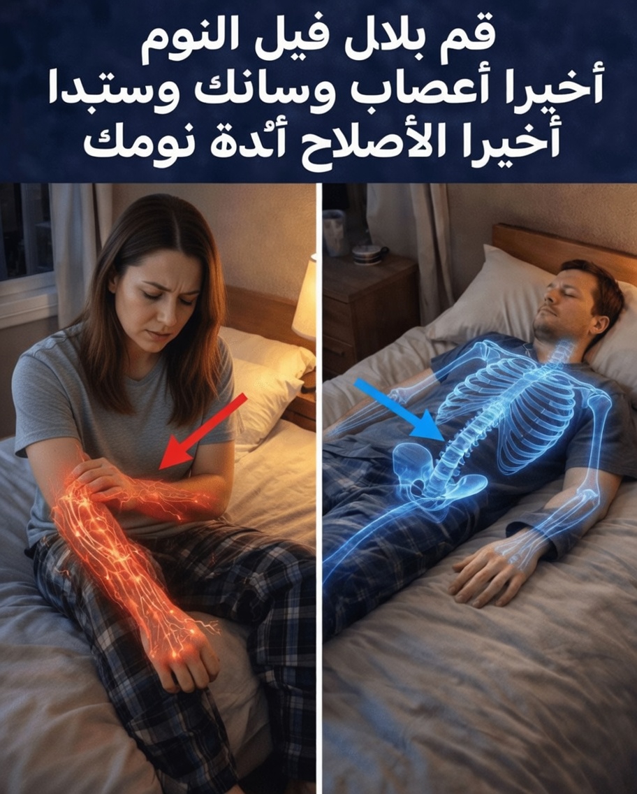 روتينات مسائية بسيطة لدعم التعافي الطبيعي لأعصاب جسمك أثناء النوم