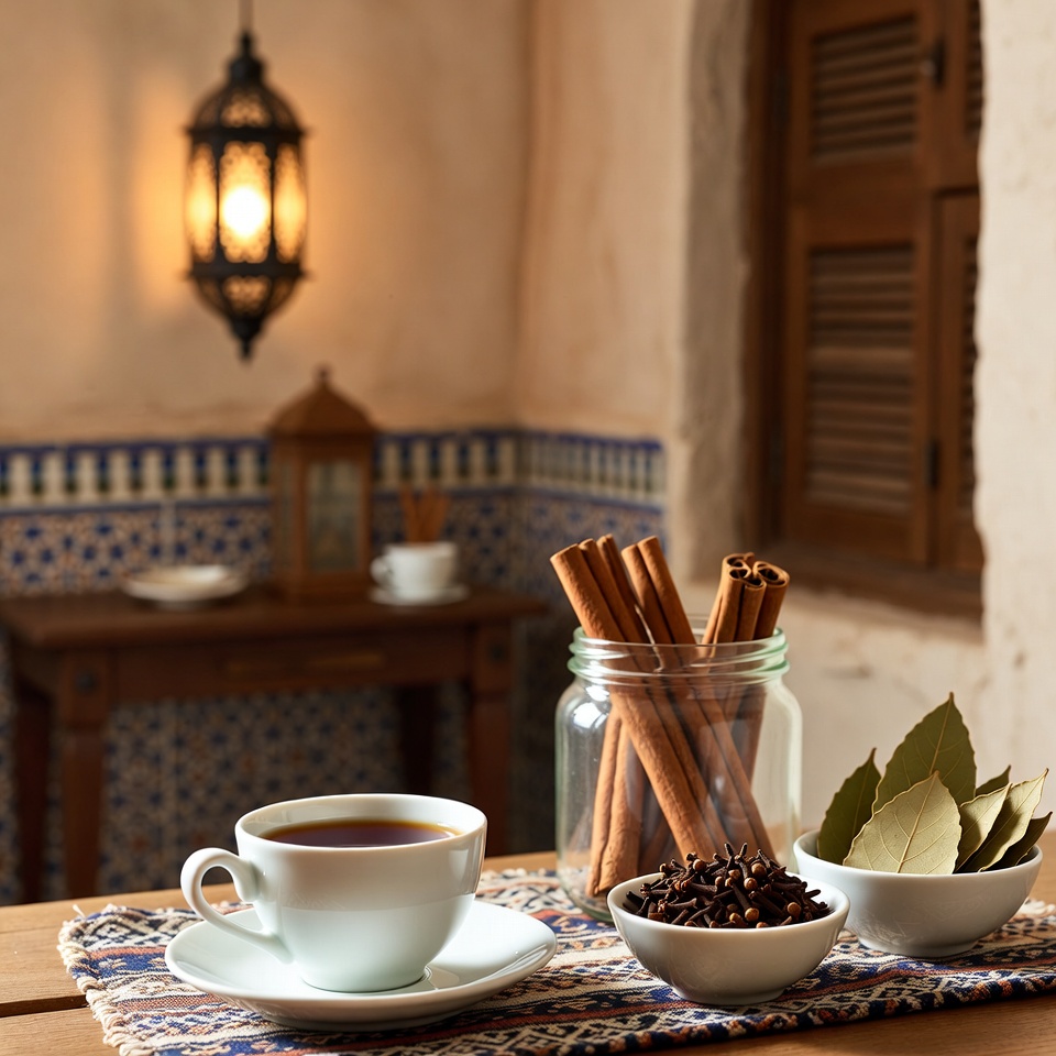 كيف يمكن لفنجان يومي بسيط من شاي القرفة والقرنفل وأوراق الغار أن يدعم رحلتك الطبيعية نحو العافية