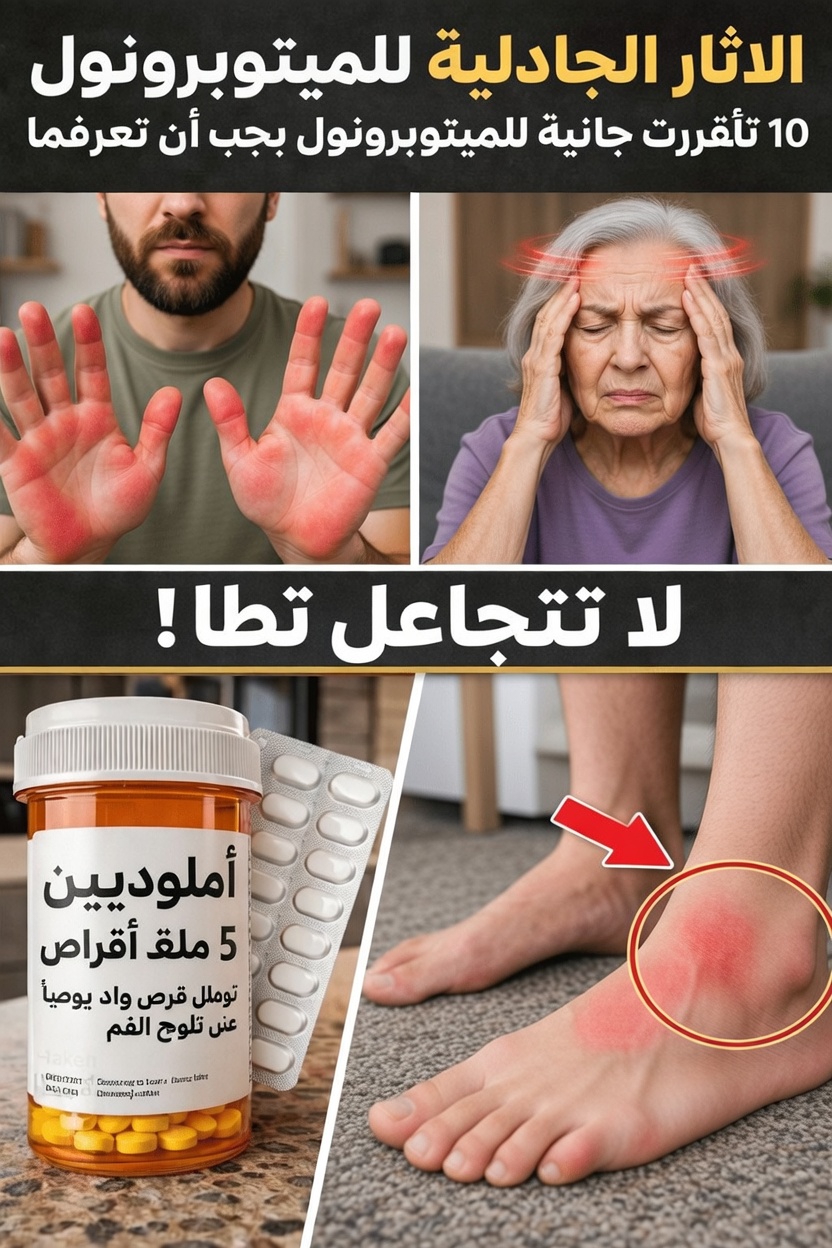 10 آثار جانبية شائعة للميتوبرولول يجب أن تكون على دراية بها