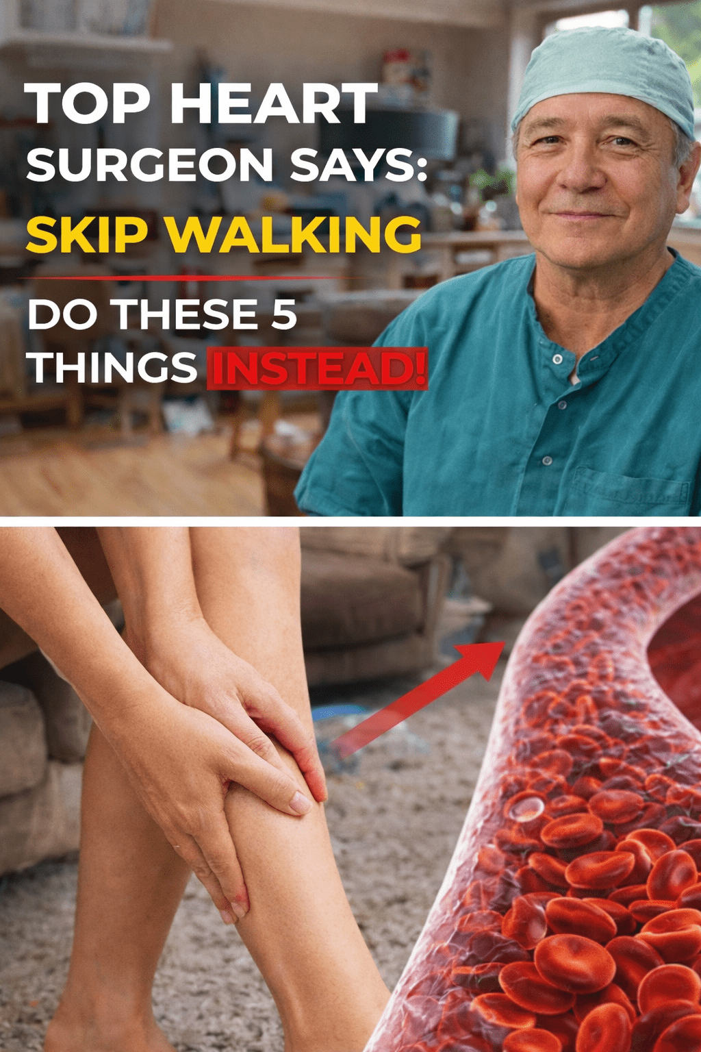 انسَ المشي! افعل هذه التمارين الخمسة بدلًا منه بعد سن الستين — معتمدة من جرّاح