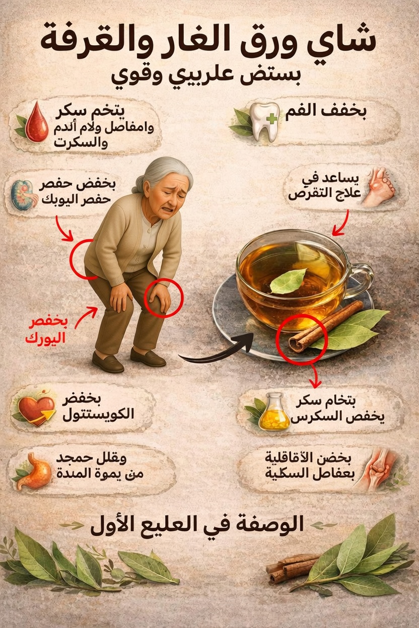 شاي ورق الغار: فوائده، استخداماته، وكيفية تحضيره في المنزل