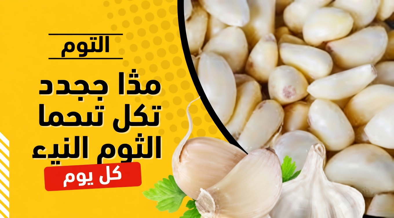 ماذا يحدث لجسمك عندما تأكل فصين من الثوم النيئ الطازج كل يوم