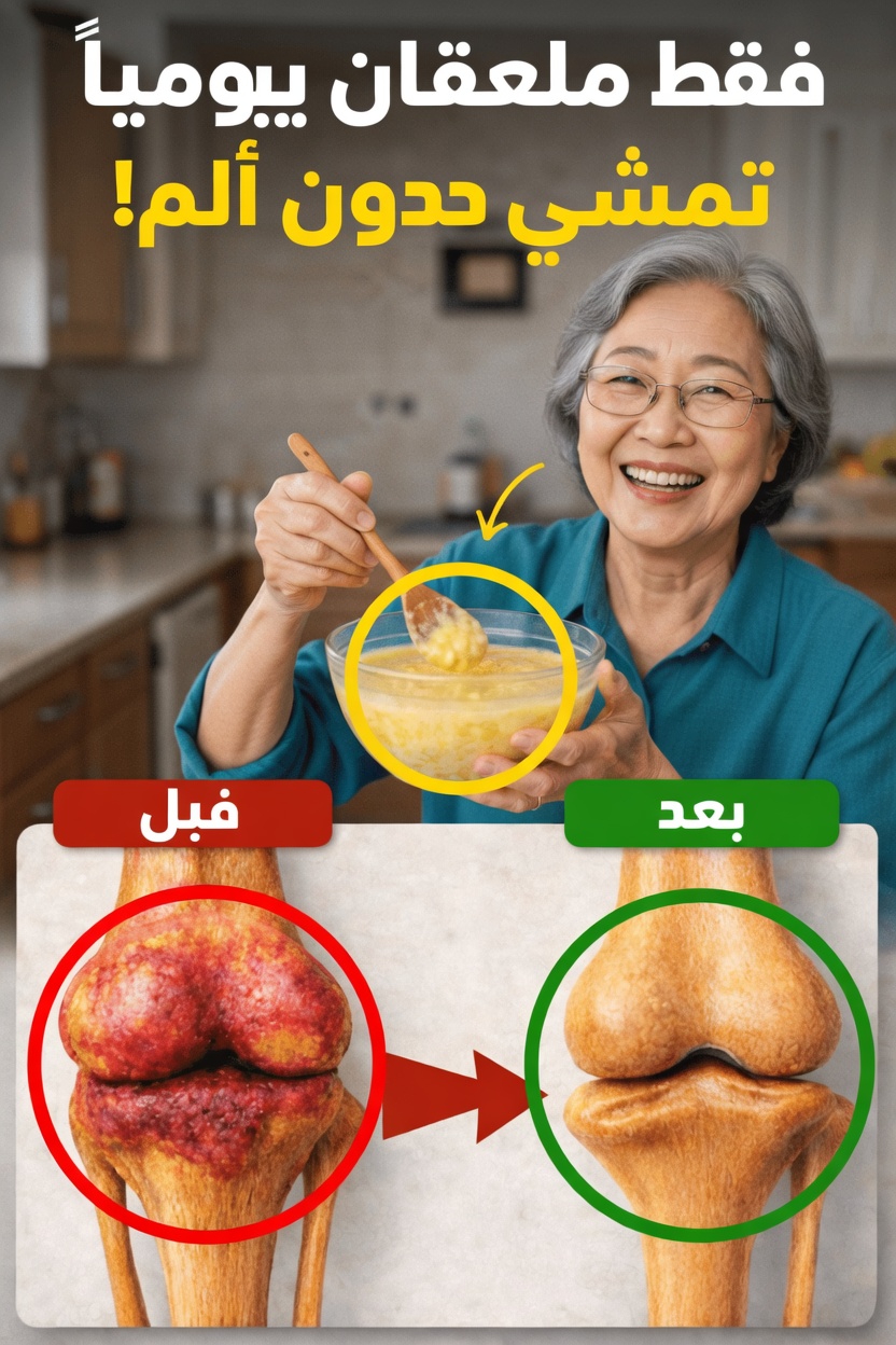 اكتشف كيف أن إضافة ملعقتين فقط من هذا المعجون الطبيعي يوميًا قد تساعد في دعم صحة ركبتيك
