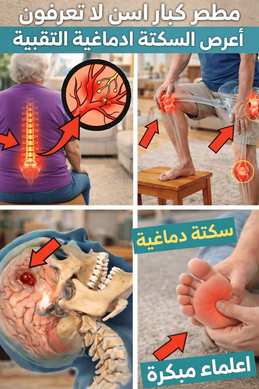 ما هي العلامات التحذيرية السبع للسكتة الدماغية اللاكونية التي غالبًا ما يغفل عنها معظم كبار السن فوق الستين؟