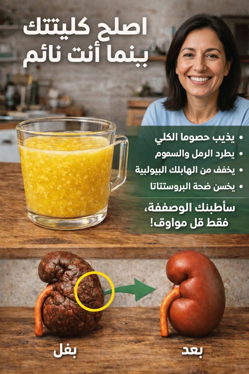 اكتشف عادات يومية بسيطة ووصفة مشروب لذيذ قبل النوم لدعم صحة كليتيك طبيعيًا