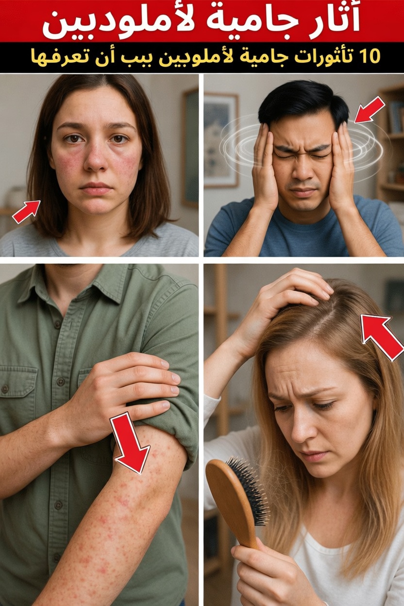 12 آثارًا جانبية مفاجئة لأملوديبين لا يذكرها الأطباء غالبًا