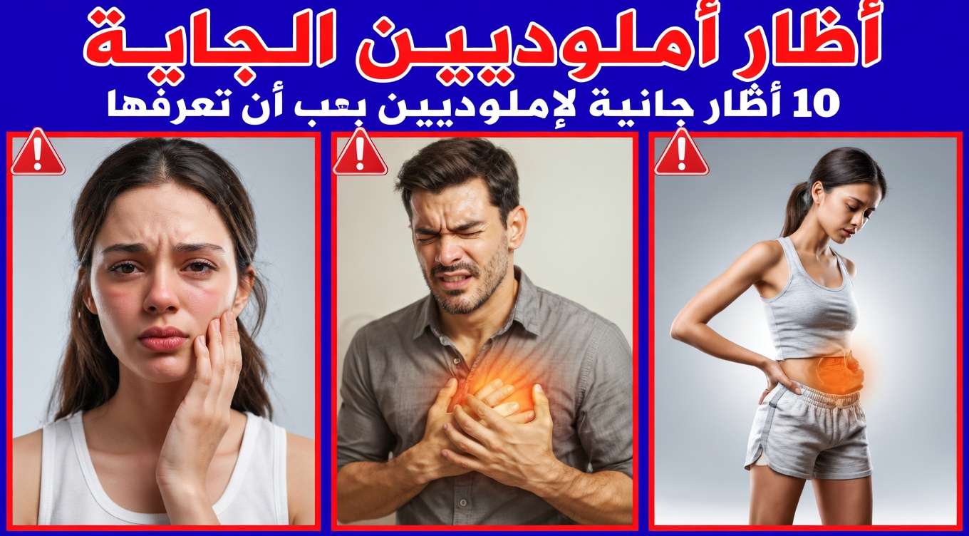 12 آثارًا جانبية مفاجئة لأملوديبين لا يذكرها الأطباء غالبًا