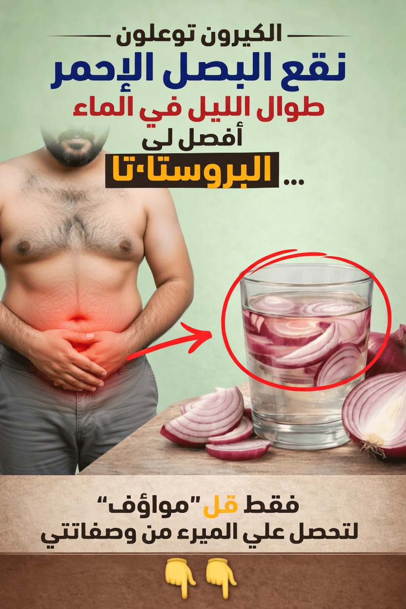 استكشاف العلاقة المحتملة بين البصل الأحمر وصحة البروستاتا: عادة منزلية بسيطة تستحق النظر فيها