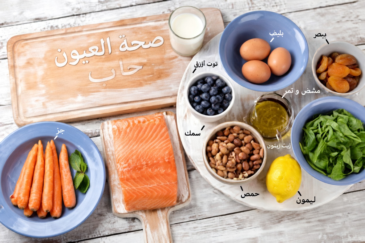 اكتشف الأطعمة والعادات اليومية التي قد تدعم صحة العين وراحتها في روتينك اليومي