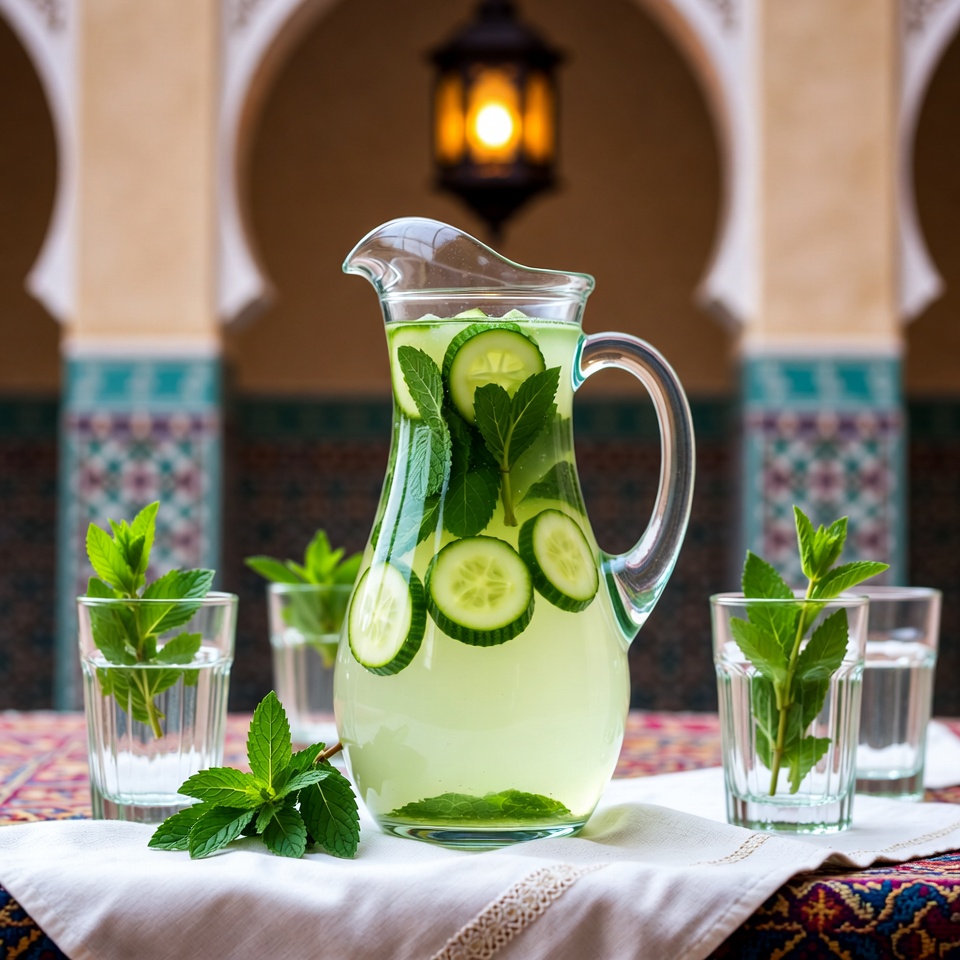 ليمونادة الخيار المنعشة (مناسبة لخسارة الوزن!)