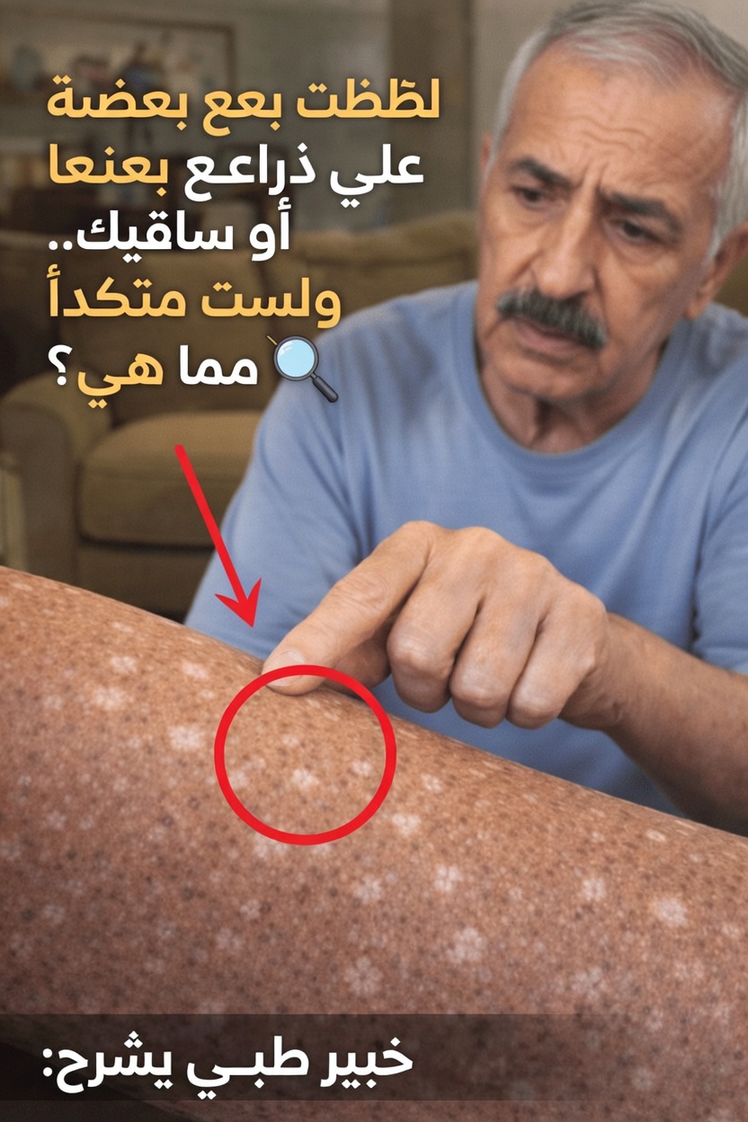 لماذا تظهر بقع بيضاء صغيرة على ذراعيك وساقيك؟ فهم هذا التغير الجلدي الشائع