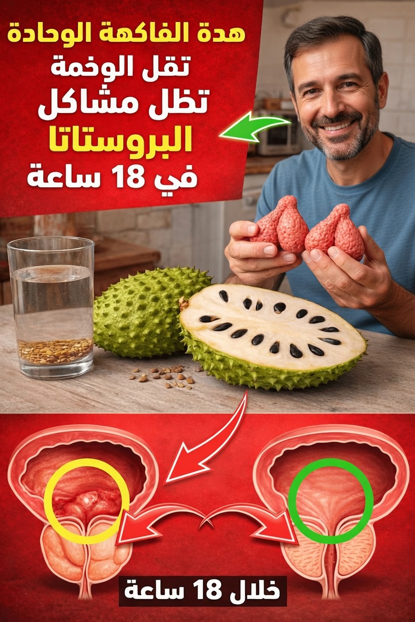 الفاكهة القوية التي تُقلّص البروستاتا لديك – ما لا يخبرك به أحد أبدًا!