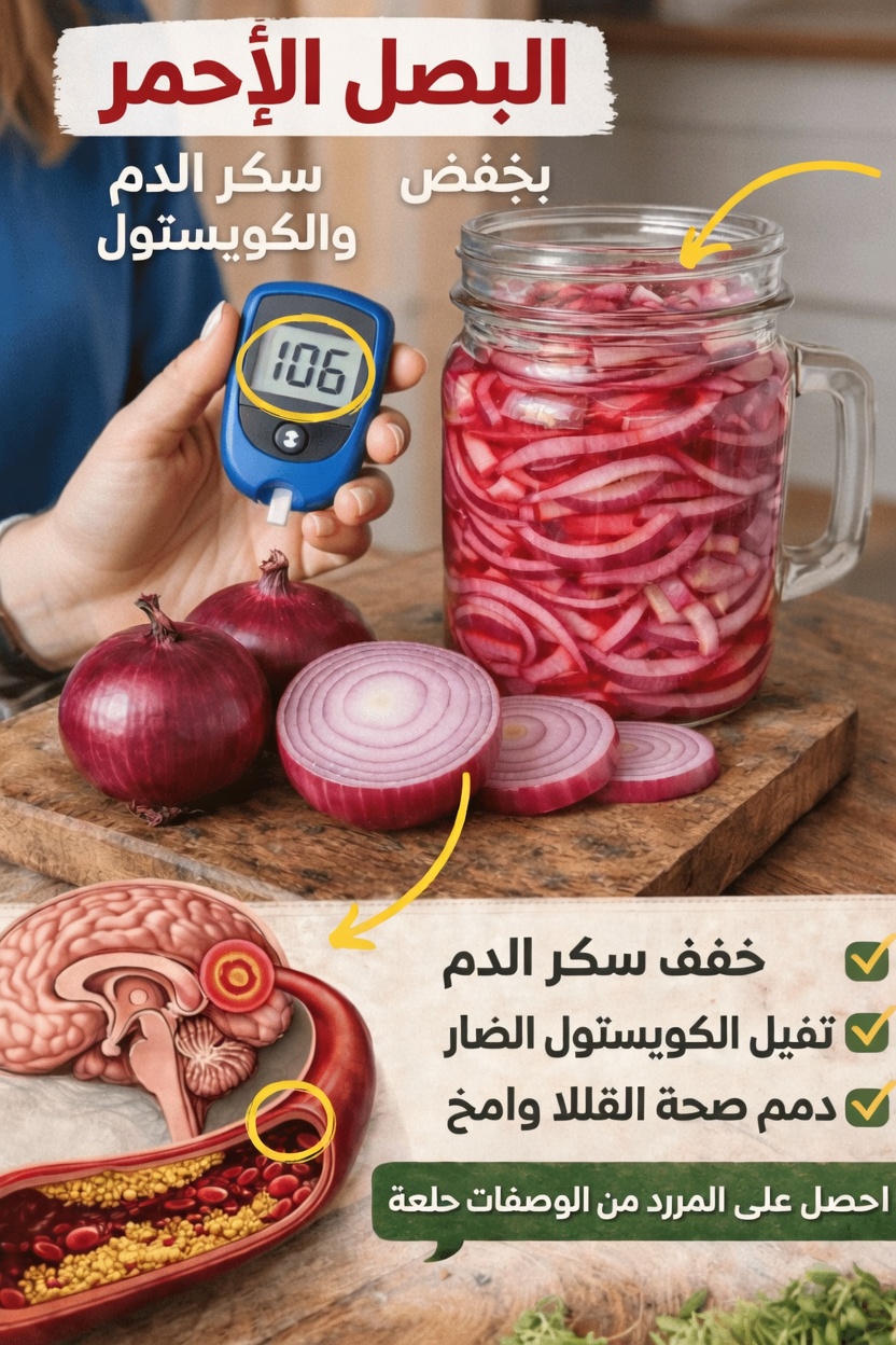 البصل الأحمر وإدارة سكر الدم: استكشاف الفوائد المحتملة وطرق بسيطة لإدراجه في النظام الغذائي
