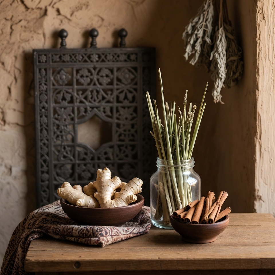 شاي العافية القديم: تعافَ بالزنجبيل وعشب الليمون والقرفة