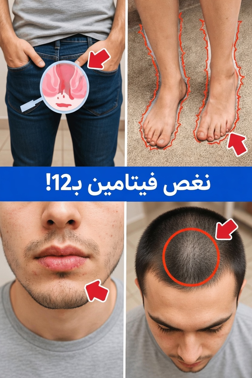 8 علامات غير معتادة قد تشير إلى أن جسمك يعاني من نقص فيتامين ب12