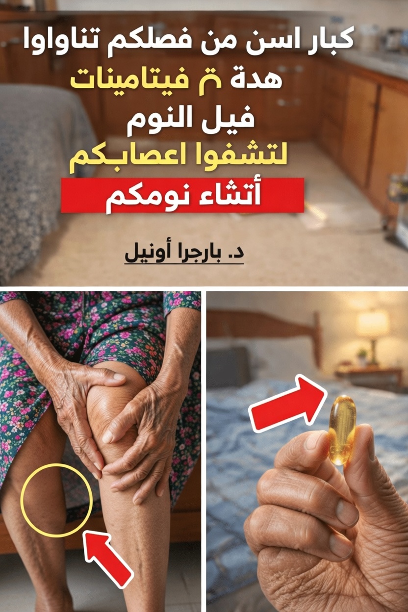 3 عادات بسيطة قبل النوم لدعم صحة الأعصاب وقوة الساقين بعد سن الستين