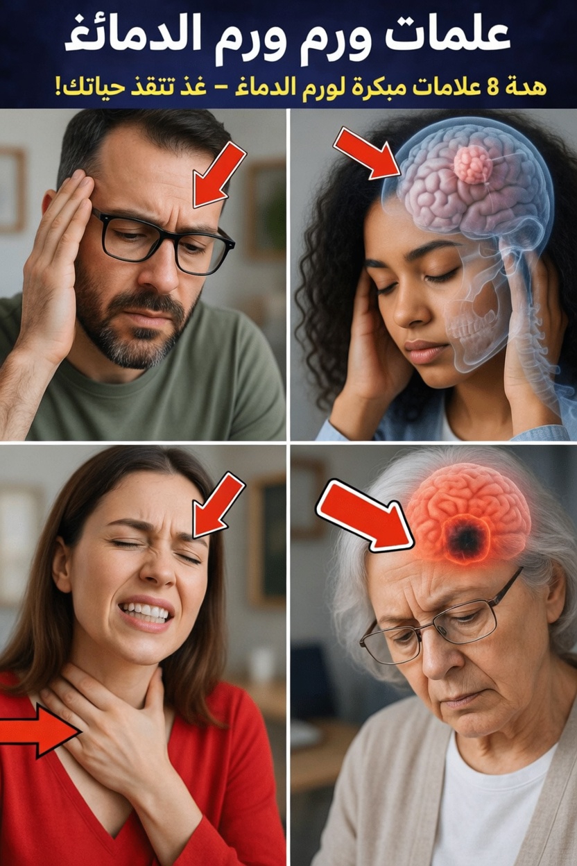 8 علامات إنذار مبكرة لورم في الدماغ يجب ألا تتجاهلها أبدًا