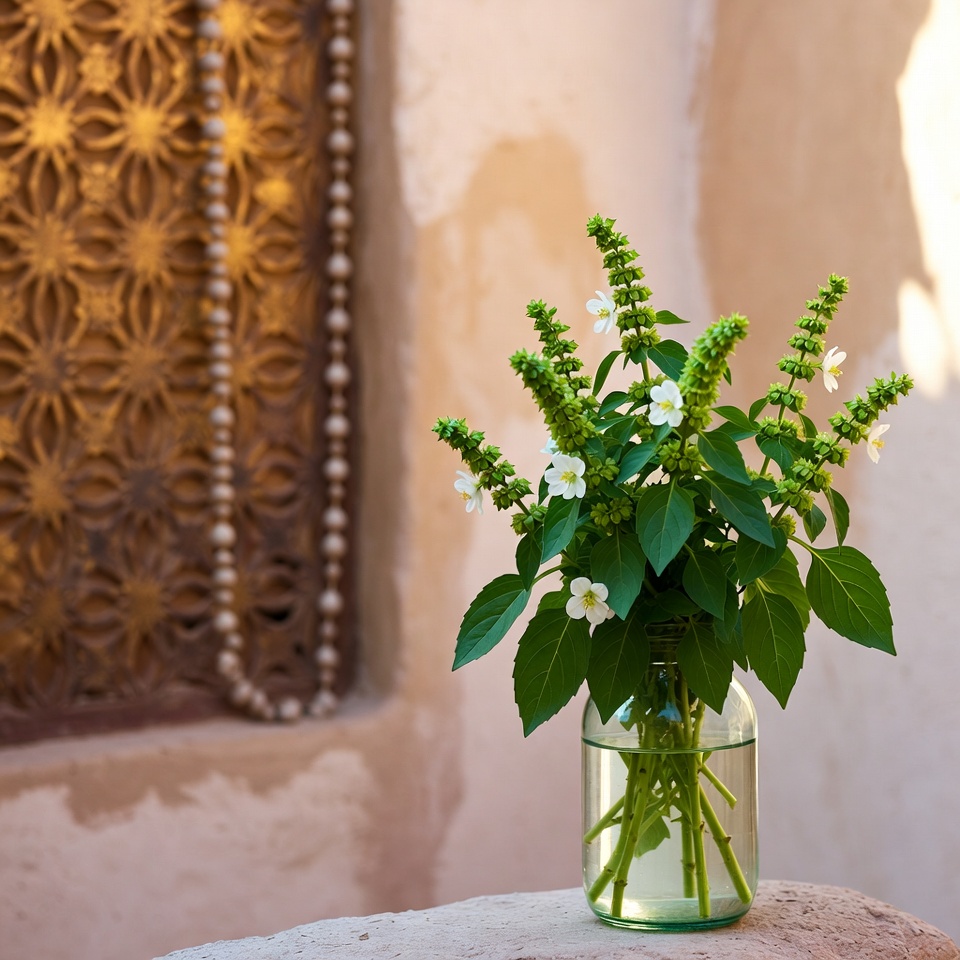 استخدامات وفوائد أزهار الريحان