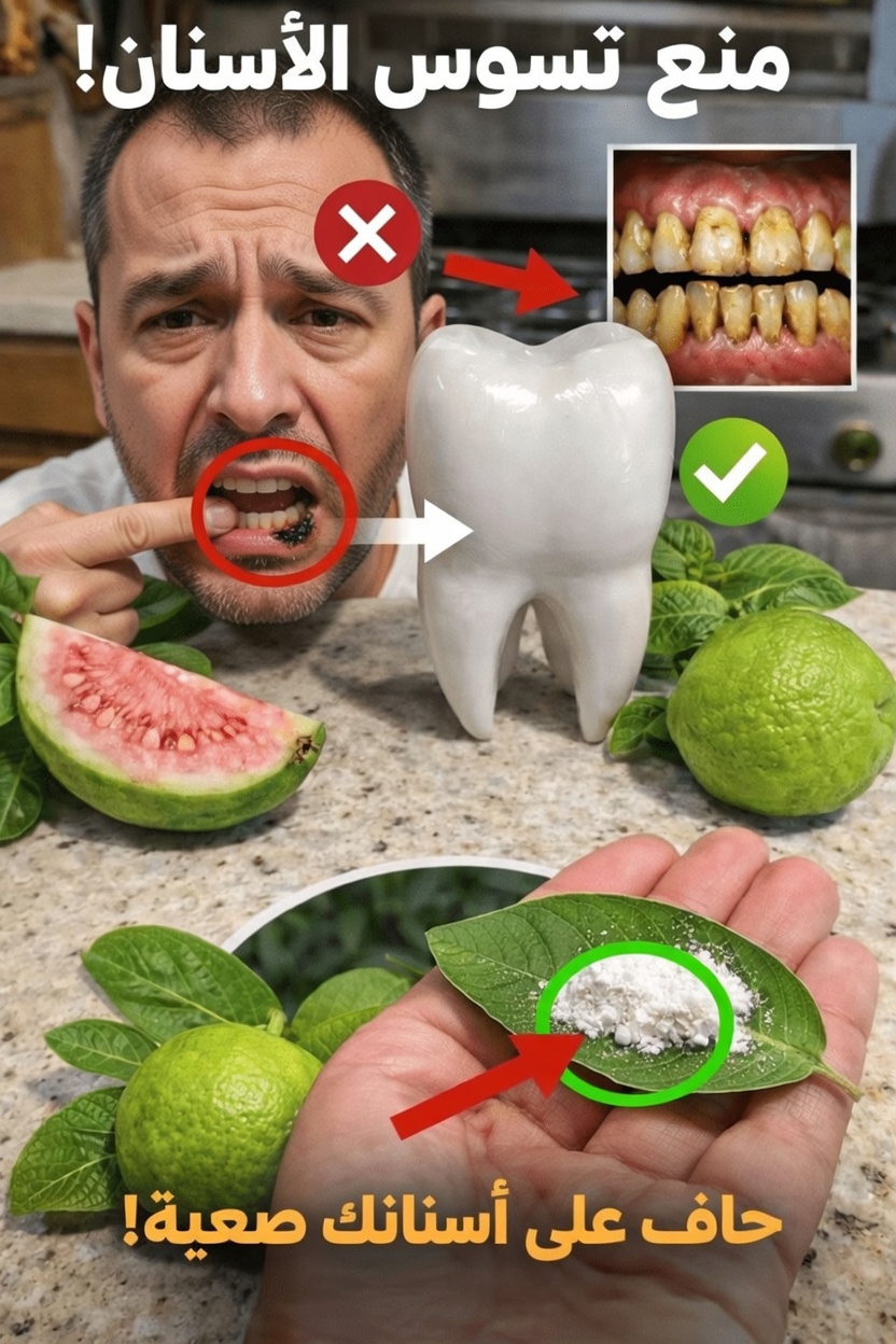 اكتشف طرقًا بسيطة لدعم صحة الفم بأوراق الجوافة – نصائح يومية لابتسامة أكثر صحة