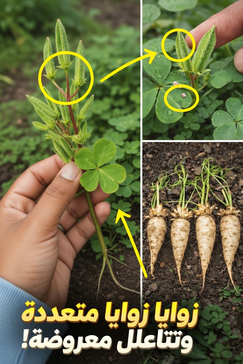 اكتشف الاستخدامات اليومية المدهشة لهذه النبتة الشائعة ذات الأوراق الأربع التي تنمو في حديقتك