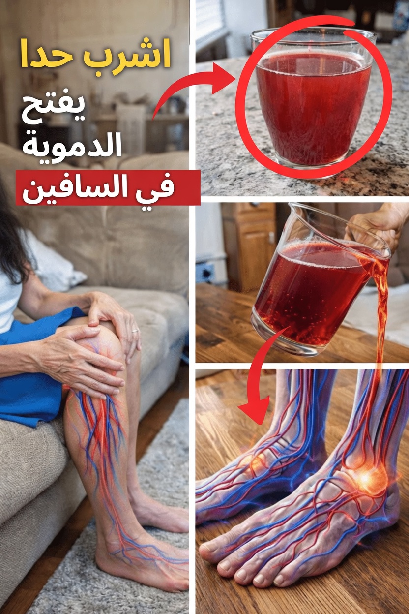 5 مشروبات منزلية لذيذة لدعم الدورة الدموية الصحية بشكل طبيعي