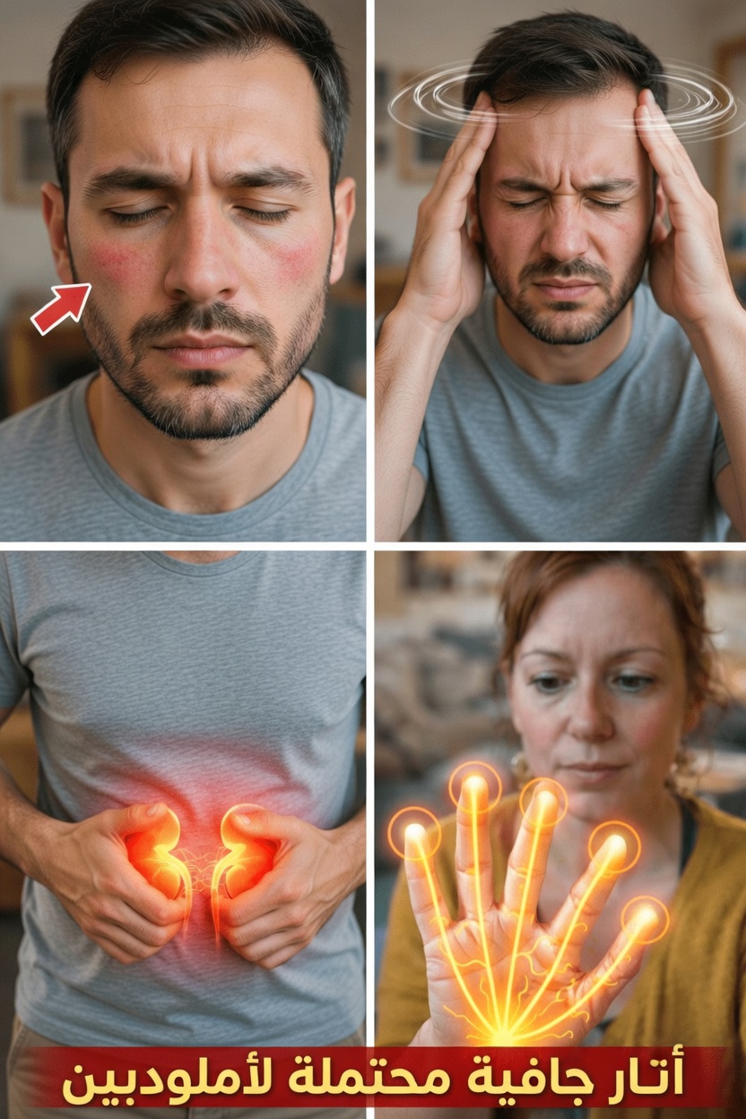 ما هي الآثار الجانبية الأكثر شيوعًا لأملوديبين وكيف يمكنك التعامل معها؟