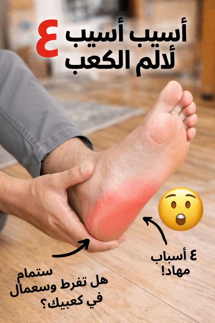 لماذا يؤلمك كعبك؟ 8 أسباب شائعة وراء ألم الكعب وما يمكنك فعله حيال ذلك