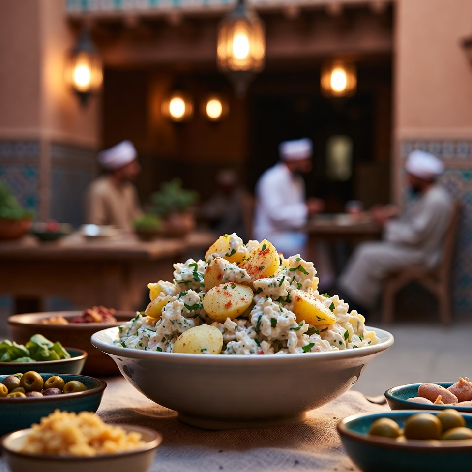 وصفة سلطة البطاطس الجنوبية