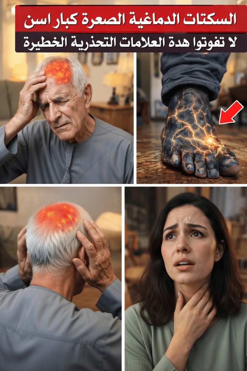 8 علامات تحذيرية مهمة للنوبات الإقفارية العابرة (TIAs) لدى كبار السن – لماذا يجب الانتباه إليها