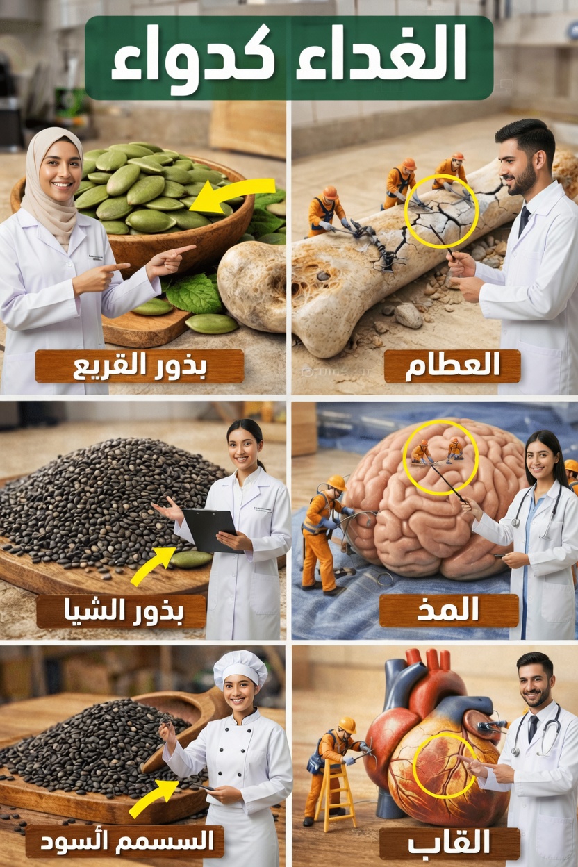 اكتشف كيف يمكن للبذور البسيطة في مطبخك أن تدعم أعضاء جسمك الحيوية بشكل طبيعي