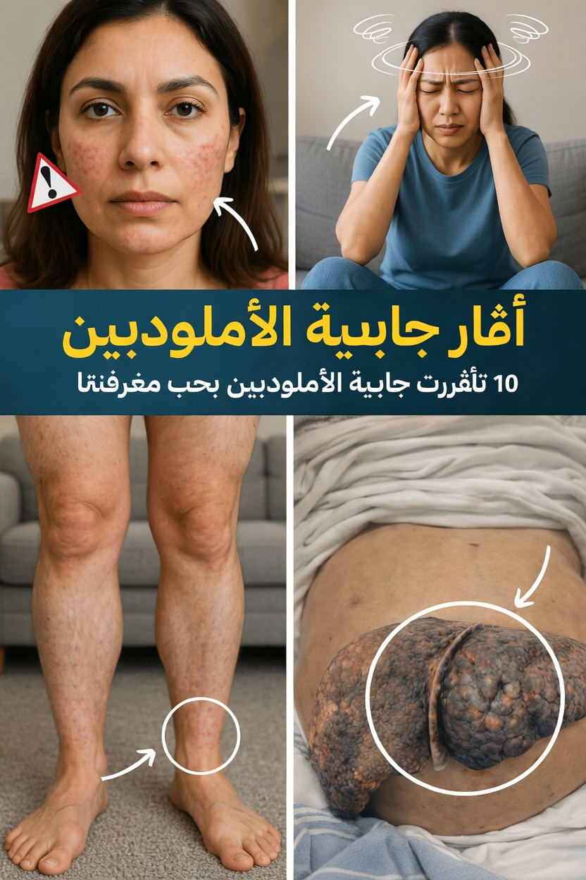 ما هو الأملوديبين ولماذا يسبب آثارًا جانبية؟