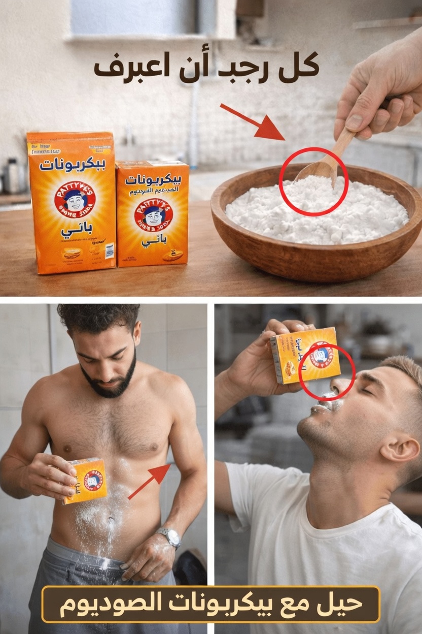 8 نصائح عملية حول بيكربونات الصوديوم يجب على كل رجل معرفتها للعناية اليومية والنظافة