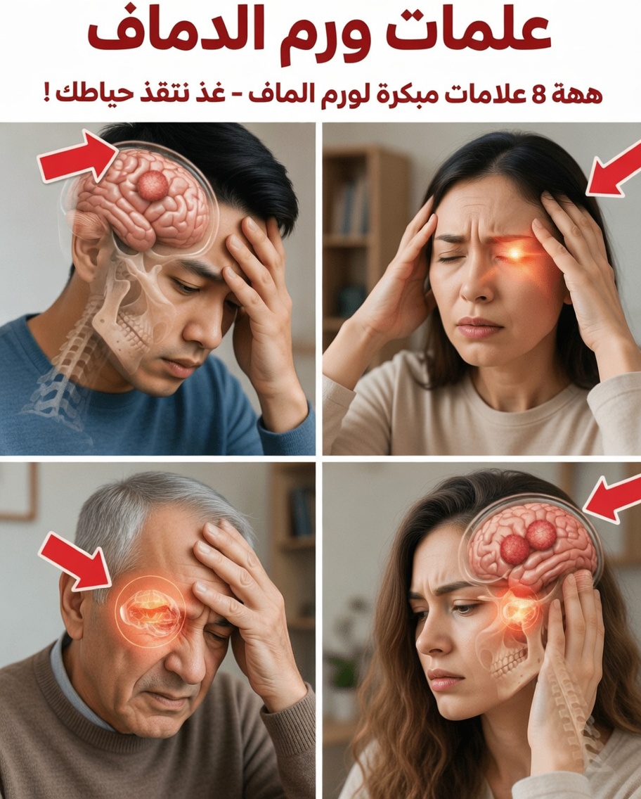 10 علامات إنذار مبكرة لورم في الدماغ يجب ألا تتجاهلها أبدًا