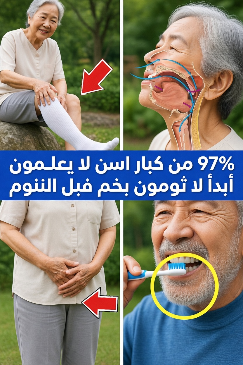 اكتشف 10 عادات ليلية شائعة قد تزيد من المخاطر الصحية لكبار السن فوق 70 عامًا وبدائل أكثر أمانًا