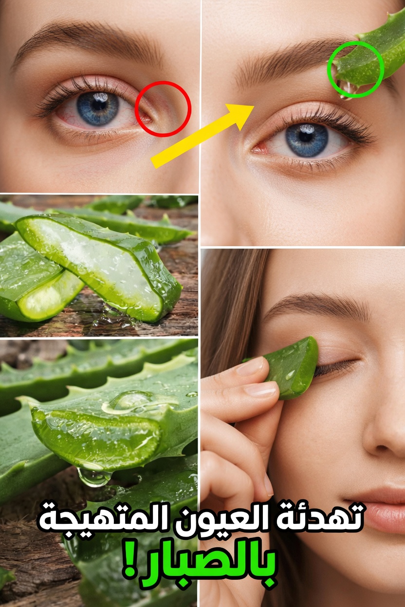 الألوفيرا لراحة العين: عادات يومية لتهدئة الاحمرار والجفاف والتهيج اليومي بأمان