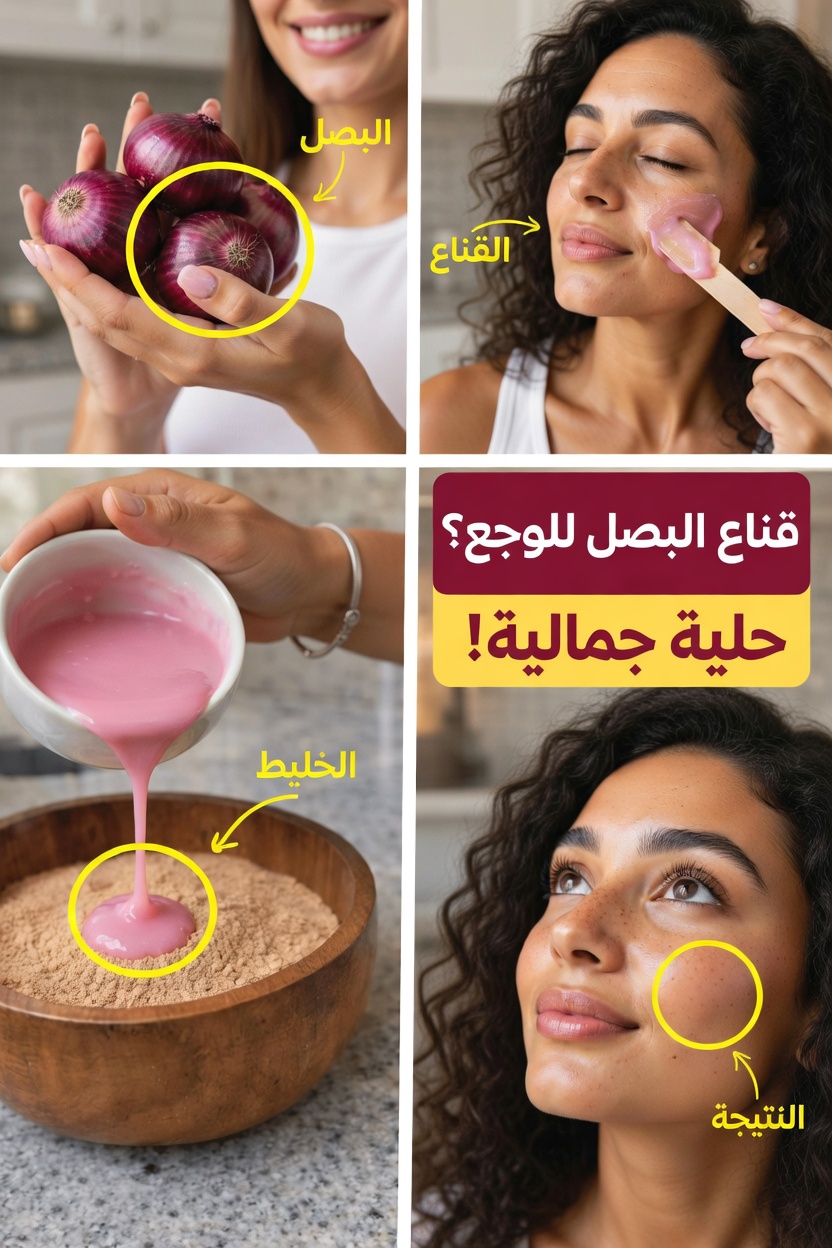 اكتشف الطرق المدهشة التي يدعم بها عصير البصل الأحمر رحلتك نحو بشرة أكثر نعومة وإشراقًا في المظهر