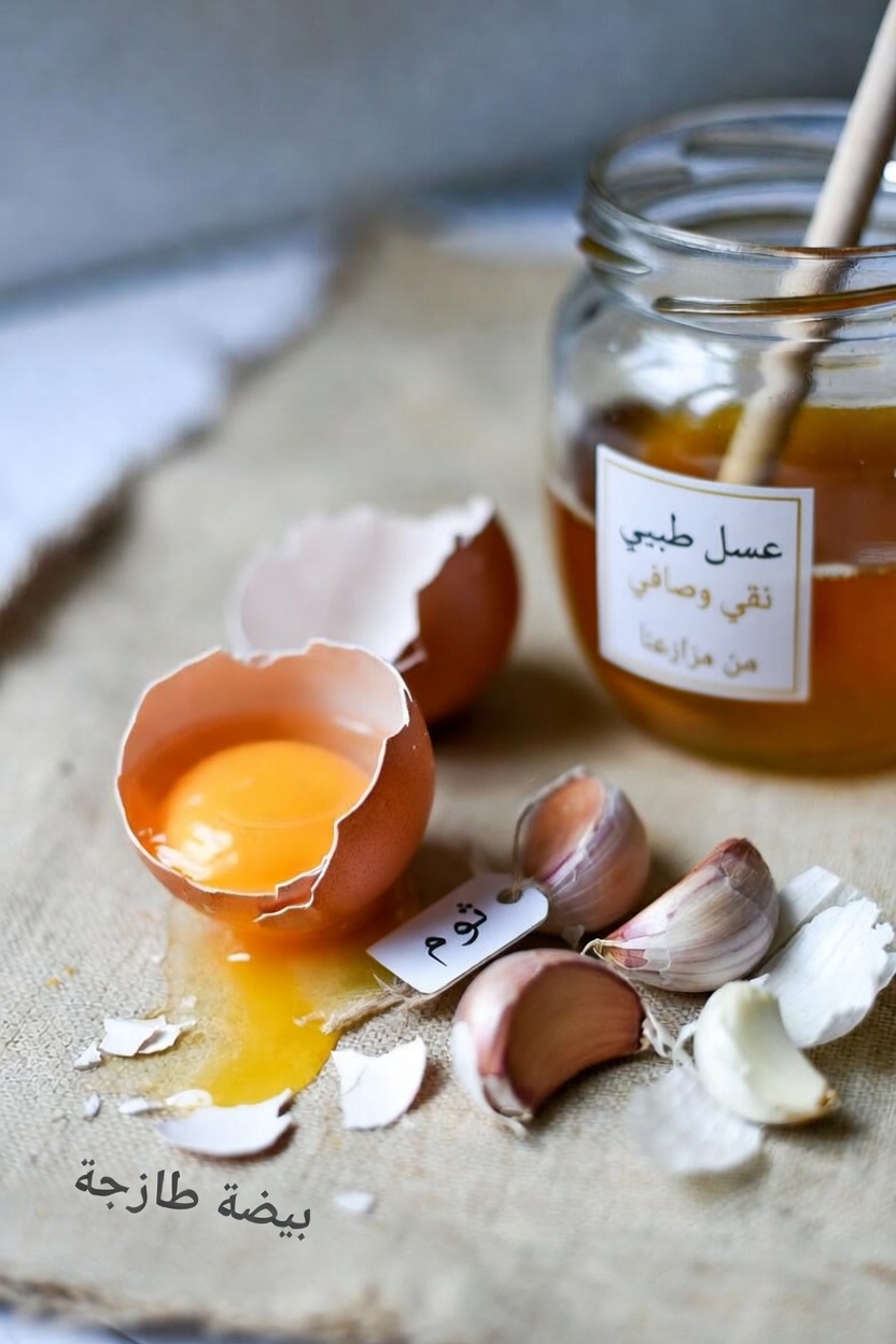 اكتشف إمكانات الثوم والعسل والبيض لتعزيز الصحة اليومية في مطبخك