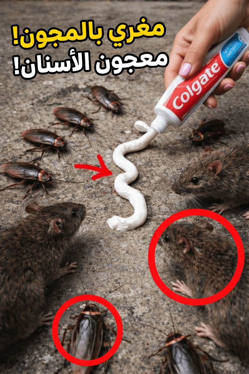 هل يُعدّ معجون الأسنان وسيلة طبيعية للمساعدة في ردع الآفات المنزلية مثل الصراصير والنمل والفئران؟